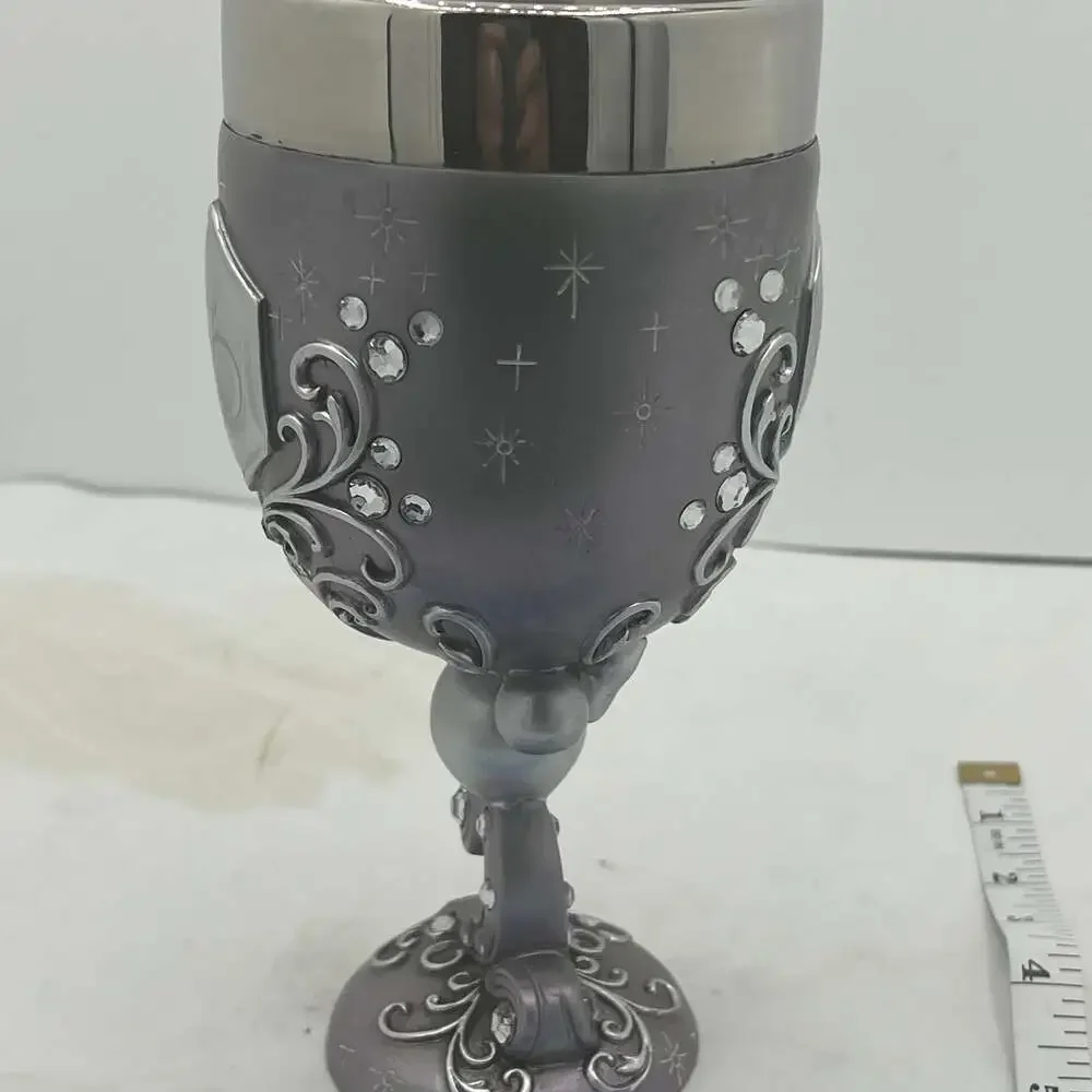 New Enesco Disney Showcase 100 Years of Wonder Decorative Chalice Goblet, 7.09”